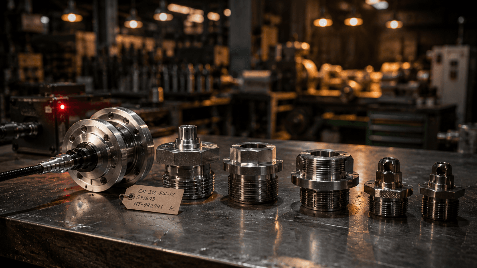 Rustred manufactured component